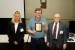 Prof. Suzanne Lunsford and Dr. Nagib Callaos giving Dr. Christian Nyberg a plaque "In Appreciation for Delivering a Great Keynote Address at a Plenary Session."